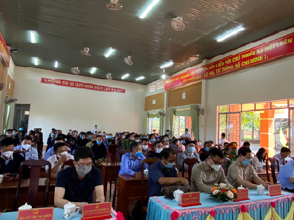 Đoàn công tác của Uỷ ban Dân tộc đến thăm  và làm việc tại  huyện Ea H’leo